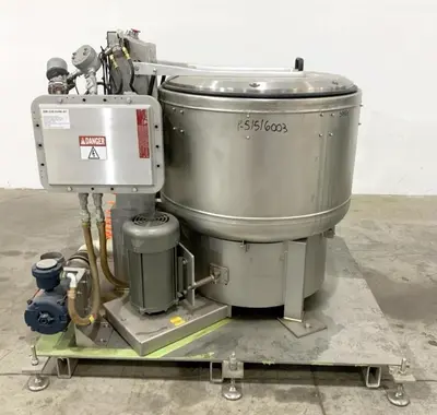 North Star 755 XP perforate basket centrifuge, 304SS.