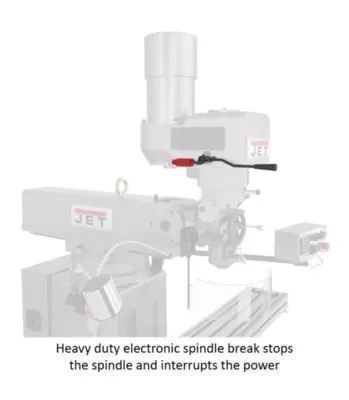 New | in-Stock JET JTM-1050EVS2 Vertical Mills Illinois US | Olympus Machinery Group #1350821