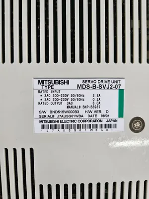 MITSUBISHI MDS-B-SVJ2-07 Tooling | GMT (6)