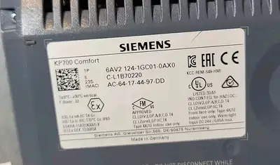 Siemens 6AV2124-1GC01-0AX0 HMI Touch Screen Loc1C35