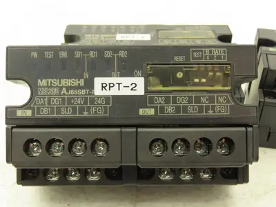 Mitsubishi AJ65SBT-RPT PLC CC-Link System Repeater T-Junction Module Lot of 4