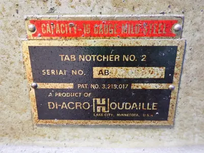 USED DIACRO HOUDAILLE NO. 2