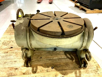 Used SOCIETE GENEVOISE ROTARY AND TILTING TABLE 17-3/4" DIAMETER Rotary Tables Michigan US | Maverick Industrial Sales #1122828