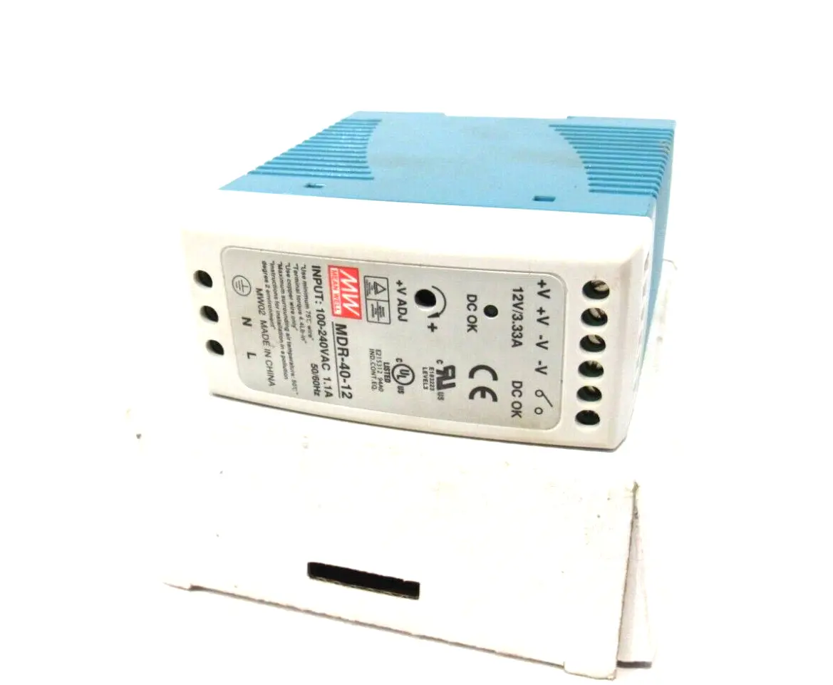 NEW MEAN WELL MDR-40-12 POWER SUPPLY MDR4012