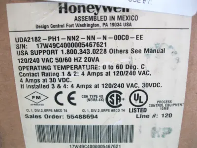 New | in-Stock Honeywell UDA2182-CC1-NN2-NN-N-0E00-EE Misc Electrical & Power Parts New Hampshire US | Bitter End Trading #1452990