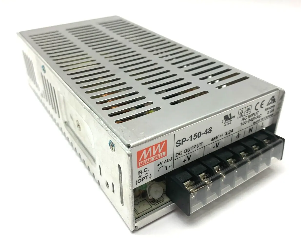 SP-150-48 | Mean Well  Power Supply 100-240VAC 2.5A Input 48V 3.2A Output - Used