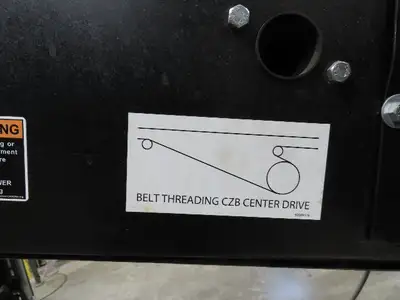TGW CRUZ Incline Slider Bed 28" Belt Conveyor Variable Speed Drive 460V 17' 8"L