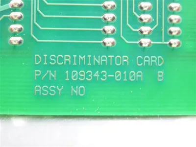 Diamond Power 109343-010A Discriminator Board Used