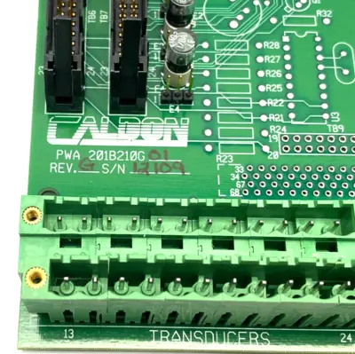 Used Caldon Rev. G APU Backplane Card Port Expansion Cards Michigan US | Maverick Industrial Sales #1454123