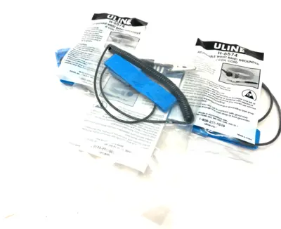 New | in-Stock ULINE ADJUSTABLE WRIST BAND GROUNDING STRAP 6' COIL CORD Cable & Wire | Maverick Industrial Sales #1111242