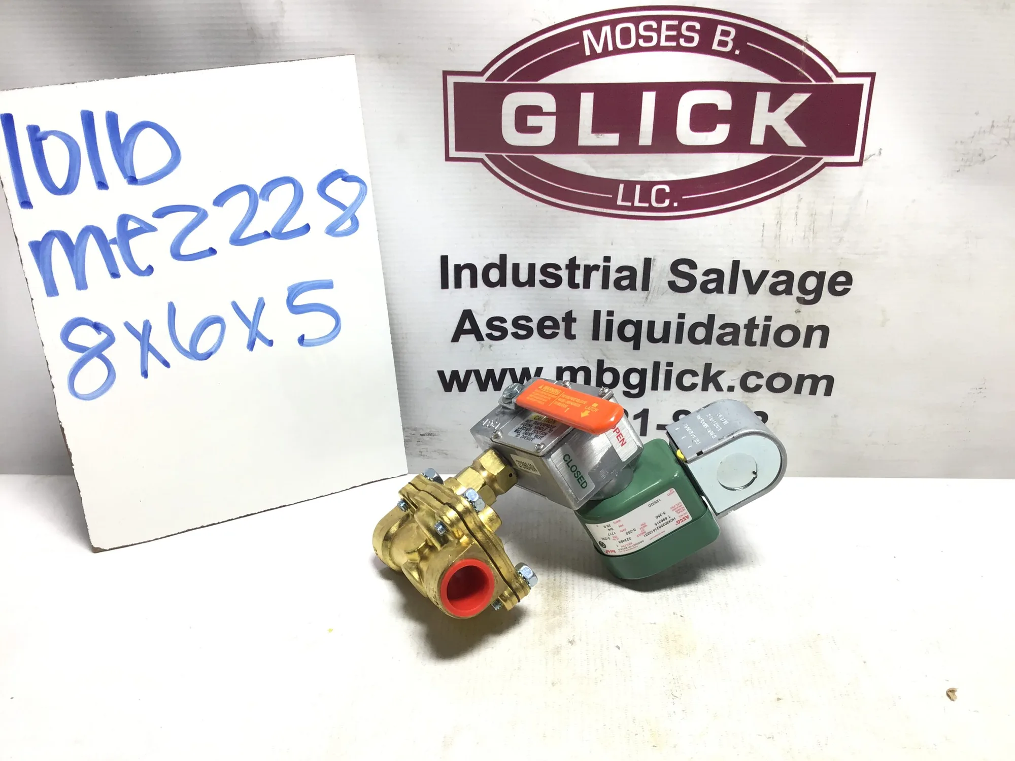 USED ASCO (ASCA MAY BE A TYPO, ASCO IS A WELL-KNOWN MANUFACTURER OF SOLENOID VALVES) RED HAT HCX8025B21413231