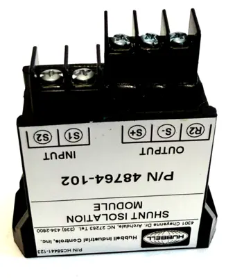 NEW HUBBELL 48764-102 SHUNT ISOLATIOIN MODULE 48764102