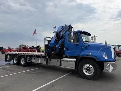 Used 2021 FREIGHTLINER 114SD HIAB CRANE Truck-Mounted Cranes Minnesota US | Carco Truck & Equipment #1514075