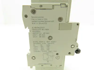 Schneider Electric C60 BPR 6 Amp Circuit Breaker 480Y/277V M9F53206 Lot of 2