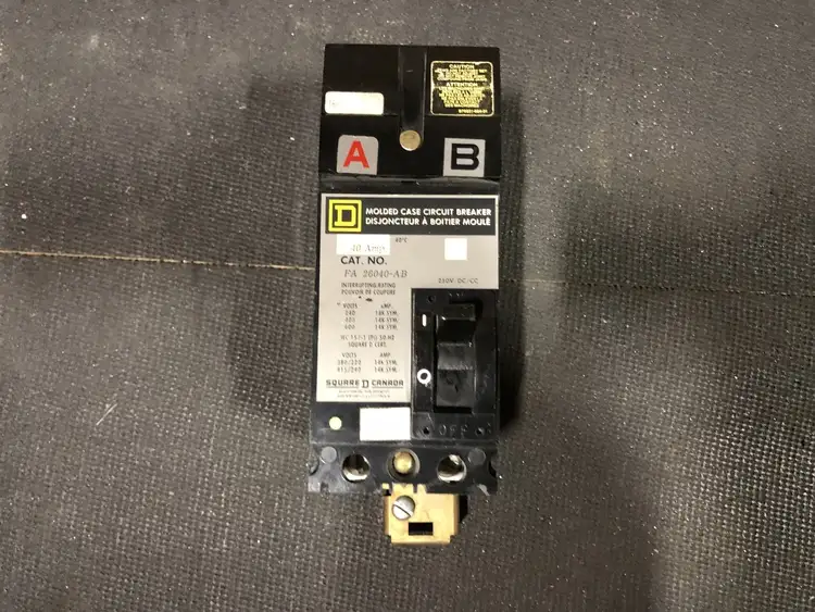 Used SQUARE D FA26040AB Switchgears British Columbia CA | Lenmark #244276