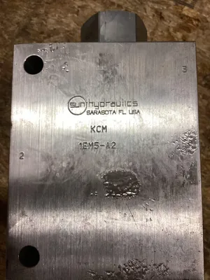 Sun hydraulics 1em5-a2 valve Aluminum Hydraulic Manifold