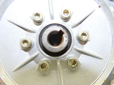 Jiangyin Guoliang NMRV040 Worm Gearbox 20:1 Reducer 75 RPM Hollow Shaft IEC 71