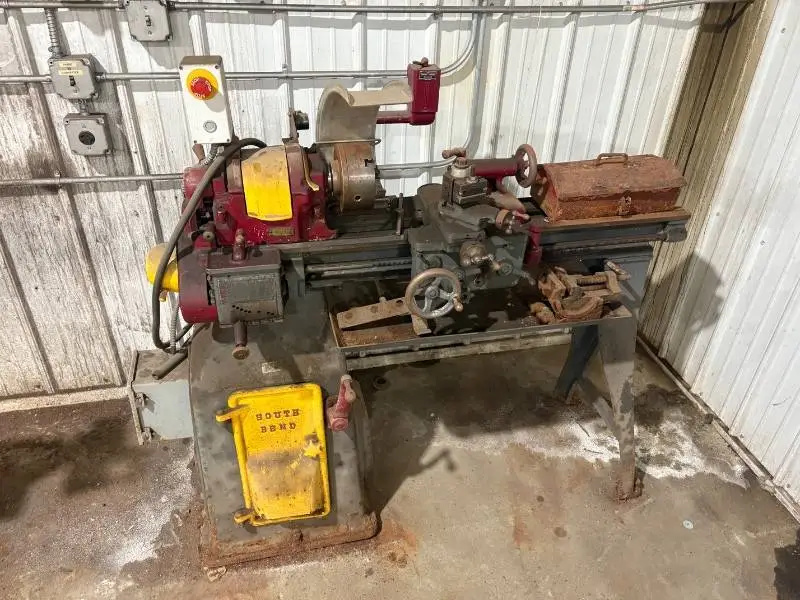 10 Inch South Bend Quick Change Gear Lathe with Accessories
