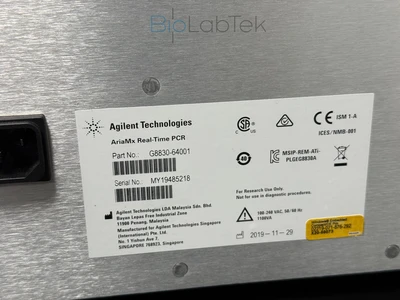 Used Agilent Technologies G8830-64001 PCR/Thermal Cycler Missouri US | BioLabTek #1262906