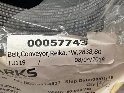 New | in-Stock SPARKS *W,2838,80 Conveyor Parts Ohio US | Surplus Asset Holdings #1247427