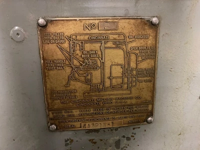 Cincinati No. 2 Knee Mill