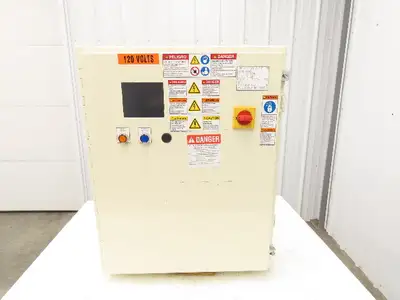 Hoffman A302408LP Electrical Enclosure 30x24x8" Control Panel  4.75x3.75" Cutout