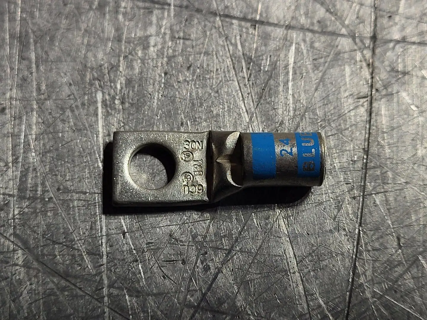 Compression Terminal Lug Blue 24 #6 AWG 61/24