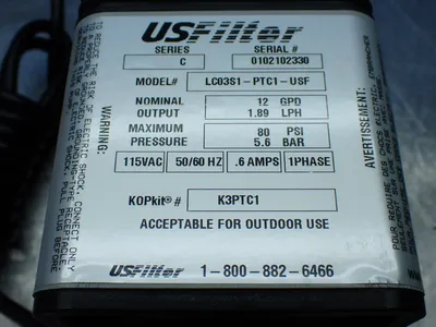 New | in-Stock US FILTER LC03S1PTC1USF Pumps (Metering) Ohio US | HGR 24 #737566