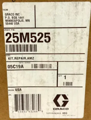 USED GRACO 25M525 KIT REPAIR AMZ ASSEMBLY