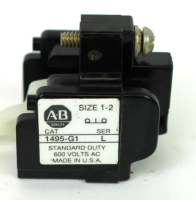 Allen Bradley 1495-G1 Ser. L Auxiliary Contact Block