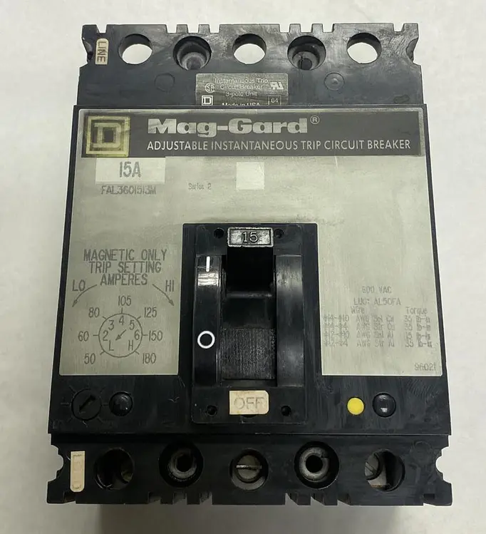 Used SQUARE D FAL3601513M Miscellaneous Equipment (Electrical & Power) Ohio US | Surplus Asset Holdings #1243899