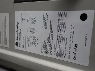 USED ALLENBRADLEY 280DF12Z10CGRW3PI