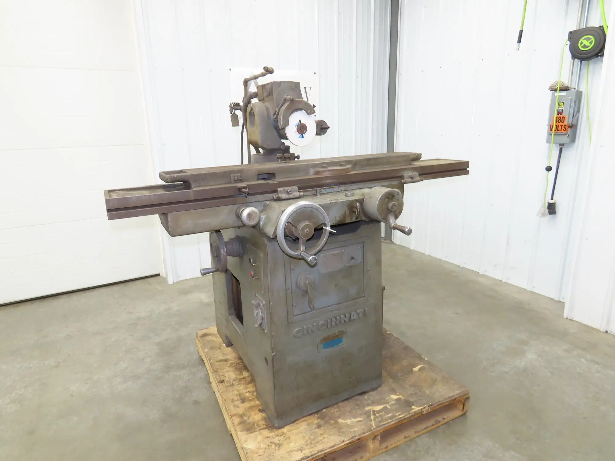 Cincinnati No 2 Vintage Cutter Surface Grinder 460V 3Ph 44" x 6" Bed 6" Wheel
