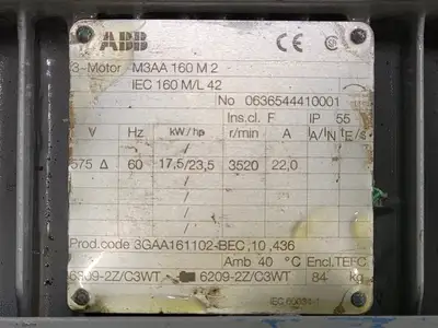 USED ABB M3AA 150 M2