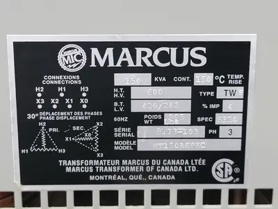 USED MARCUS MT150ASPEC
