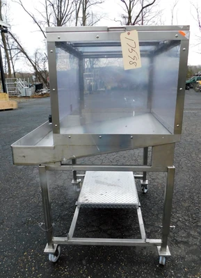 USED UNSCRAMBLING HOPPER 48" BOTTLE HOPPER