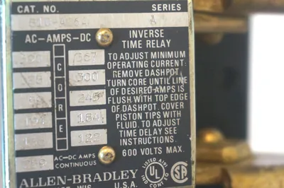 NEW ALLEN BRADLEY 810-A26A INVERSE TIME RELAY SER. A 810A26A
