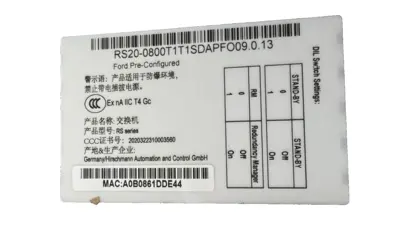 NEW HIRSCHMANN RS20 RAIL SWITCH RS200800T1T1SDAPFO09.0.13