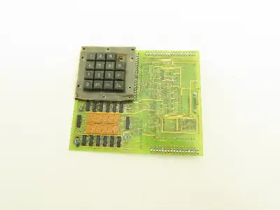 Max Datwyler EM 601 Print Display Operator Panel Board Keypad -Missing 1 key-