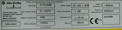 NEW ALLEN BRADLEY 440L-R4H3220-N LIGHT CURTAIN SET 440L-T4H3220-N 20-1/2"