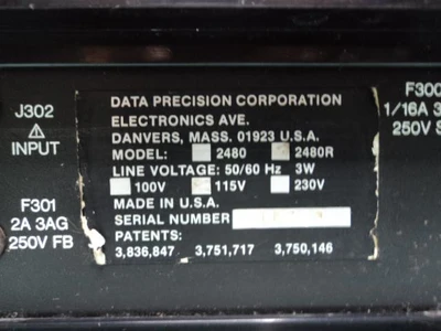 Used DATA PRECISION _UNKNOWN_ Multimeters | OCO Industrial #1711427