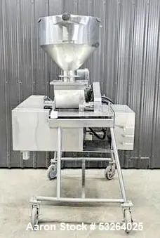 Stainless Hammer Mill by Fitzpatrick – Screw Feeder, Mounted on Casters