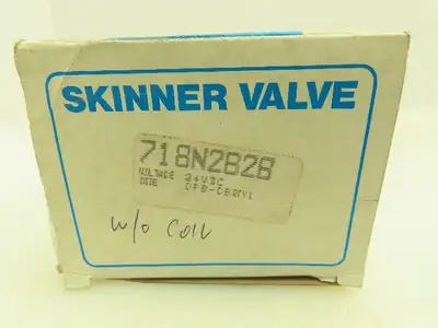 Honeywell Skinner 718N2B2B Solenoid Valve 2-Way (NC) 0-40 PSI 1/2" NPT  -No Coil
