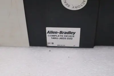 Allen Bradley 140U-J6X3 100A 3P 600V AC 250V DC Circuit Breaker STOCK H1864