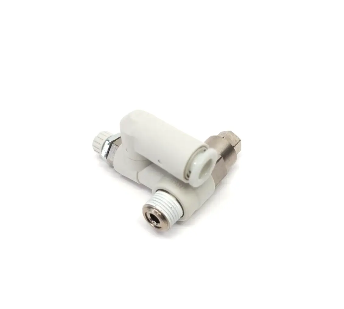 ASP330F-01-06S | SMC  Elbow Fitting, Flow Control & Pilot Check Valve 6mm OD Tube - New Other