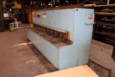 10' X 1/4" NIAGARA MODEL #SP-10-1/4 HYDRAULIC SHEAR: YOBRO #23863