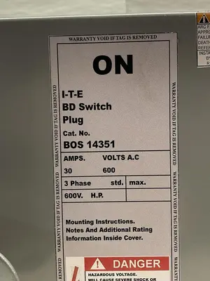 USED SIEMENS BOS 14351