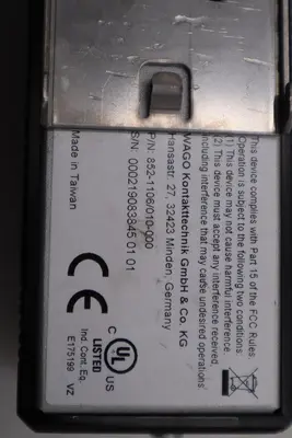 NEW OPEN BOX WAGO 852-1106/010-000 NETWORK SWITCH 16 Ethernet ports STK H912A