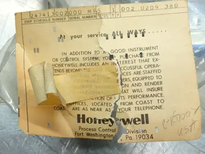NEW HONEYWELL CKD002