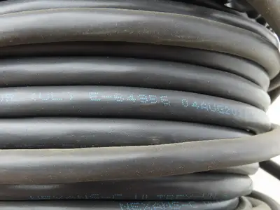 E-64956 Multi Wire Cable Spool 4 Conductor & Ground 150' Black 16AWG 600V